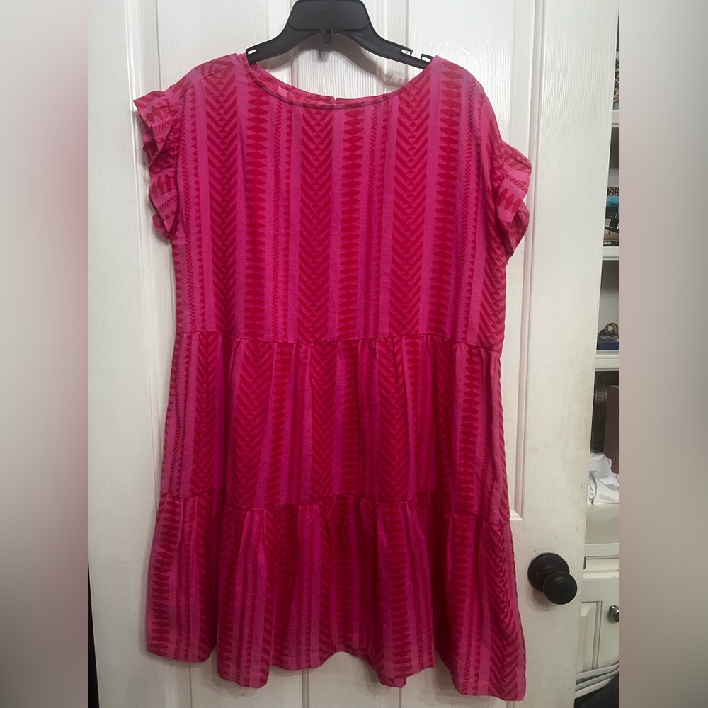 LOFT outlet Vibrant Pink Dress